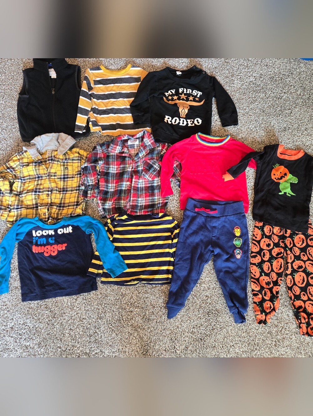 Boys 2T/24 months including Marvel, Carter's, etc